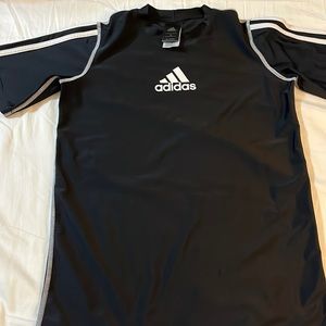 Adidas athletic black shirt. Size L